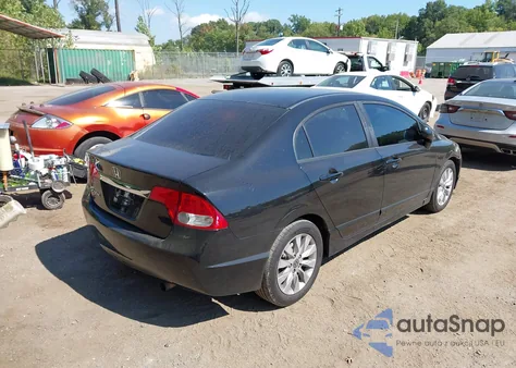 2010 Honda Civic Ex z USA, uszkodzony, nr VIN 19XFA1F88AE042788